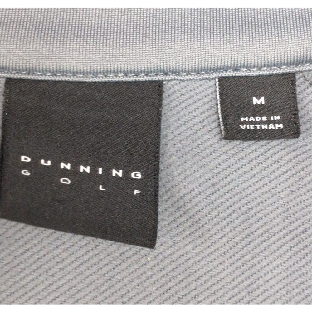 Dunning Golf 1/4 Zip Performance Pullover Mens M Gray Halloween Witch Broom READ - Picture 8 of 15